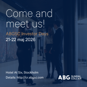 Inission at ABGSC Investor Days – meet us in Stockholm